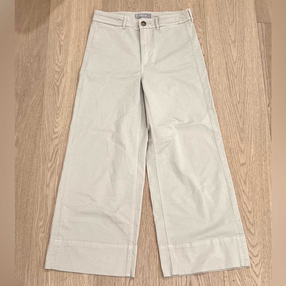 EVERLANE Cropped Wide Leg Pants